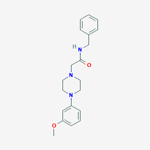 molecular formula C20H25N3O2 B5316127 N-benzyl-2-[4-(3-methoxyphenyl)piperazin-1-yl]acetamide 