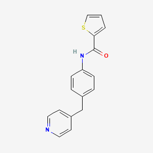 molecular formula C17H14N2OS B5316259 n-[4-(Pyridin-4-ylmethyl)phenyl]thiophene-2-carboxamide CAS No. 6008-29-3