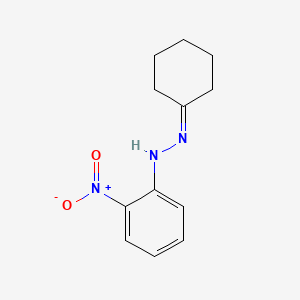 molecular formula C12H15N3O2 B5316895 1-Cyclohexylidene-2-(2-nitrophenyl)hydrazine 