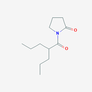 molecular formula C12H21NO2 B053175 Valproyl-2-pyrrolidinone CAS No. 120425-64-1