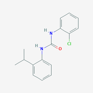molecular formula C16H17ClN2O B5317877 N-(2-chlorophenyl)-N'-(2-isopropylphenyl)urea 