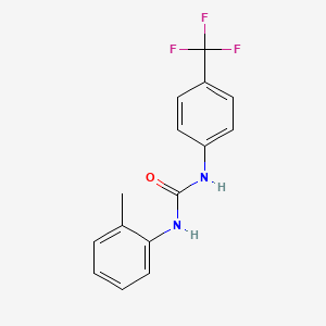 molecular formula C15H13F3N2O B5318113 N-(2-methylphenyl)-N'-[4-(trifluoromethyl)phenyl]urea 