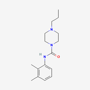 molecular formula C16H25N3O B5318185 N-(2,3-dimethylphenyl)-4-propylpiperazine-1-carboxamide 