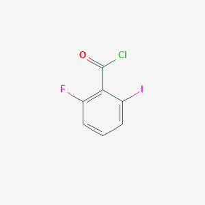 molecular formula C7H3ClFIO B053183 2-氟-6-碘苯甲酰氯 CAS No. 111771-12-1