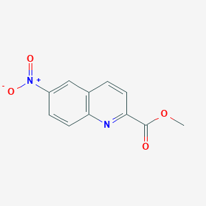 molecular formula C11H8N2O4 B053184 Methyl 6-nitroquinoline-2-carboxylate CAS No. 112089-59-5