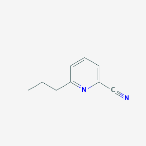 molecular formula C9H10N2 B053188 6-Propylpicolinonitrile CAS No. 112451-60-2