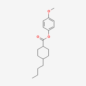 molecular formula C18H26O3 B5319579 4-methoxyphenyl 4-butylcyclohexanecarboxylate CAS No. 67589-46-2