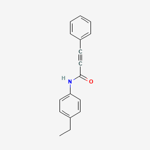 molecular formula C17H15NO B5319631 N-(4-ethylphenyl)-3-phenylprop-2-ynamide 