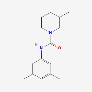 molecular formula C15H22N2O B5319645 N-(3,5-dimethylphenyl)-3-methylpiperidine-1-carboxamide 