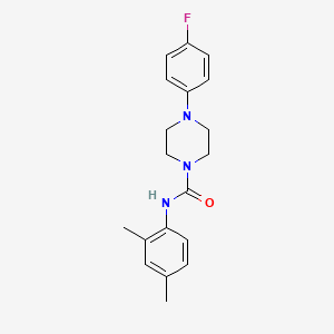 molecular formula C19H22FN3O B5320128 N-(2,4-dimethylphenyl)-4-(4-fluorophenyl)-1-piperazinecarboxamide 