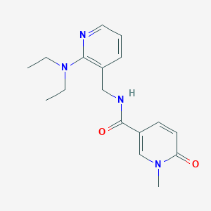 molecular formula C17H22N4O2 B5320254 N-{[2-(diethylamino)pyridin-3-yl]methyl}-1-methyl-6-oxo-1,6-dihydropyridine-3-carboxamide 