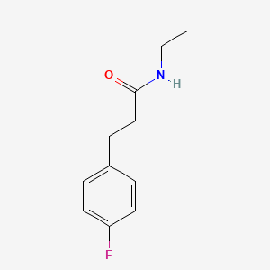 molecular formula C11H14FNO B5320363 N-ethyl-3-(4-fluorophenyl)propanamide 