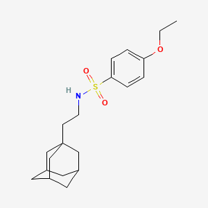 molecular formula C20H29NO3S B5320602 N-(2-Adamantan-1-yl-ethyl)-4-ethoxy-benzenesulfonamide 