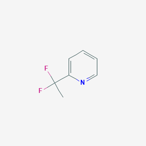 molecular formula C7H7F2N B053221 2-(1,1-Difluoroethyl)pyridine CAS No. 114468-02-9