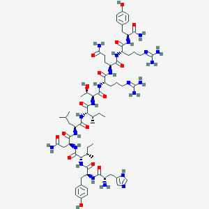 molecular formula C67H106N22O16 B053249 Neuropeptide Y (26-36) CAS No. 113676-81-6