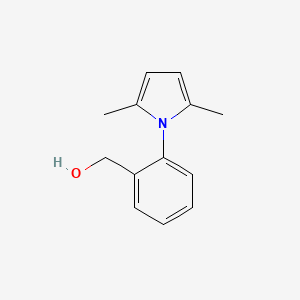 molecular formula C13H15NO B5325901 (2-(2,5-Dimethyl-1H-pyrrol-1-yl)phenyl)methanol CAS No. 97690-10-3
