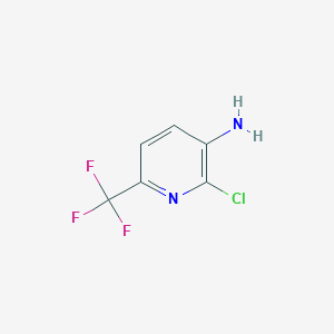 molecular formula C6H4ClF3N2 B053266 3-氨基-2-氯-6-(三氟甲基)吡啶 CAS No. 117519-09-2