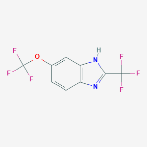 6-(Trifluoromethoxy)-2-(trifluoromethyl)-1H-benzimidazole