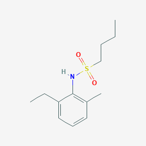 molecular formula C13H21NO2S B5326988 N-(2-ethyl-6-methylphenyl)butane-1-sulfonamide 