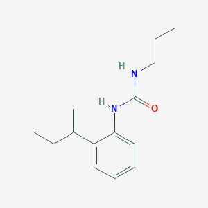 molecular formula C14H22N2O B5327466 N-[2-(SEC-BUTYL)PHENYL]-N'-PROPYLUREA 