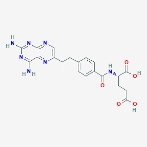 N-(4-(2-(2,4-Diamino-6-pteridinyl)propyl)benzoyl)-L-glutamic acid
