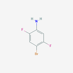 molecular formula C6H4BrF2N B053279 4-Bromo-2,5-difluoroaniline CAS No. 112279-60-4