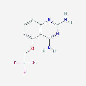 5-(2,2,2-Trifluoroethoxy)quinazoline-2,4-diamine