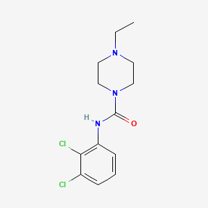 molecular formula C13H17Cl2N3O B5330348 N-(2,3-dichlorophenyl)-4-ethylpiperazine-1-carboxamide 