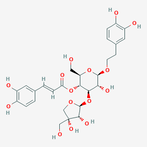 molecular formula C28H34O15 B053305 Calceolarioside E CAS No. 117477-59-5