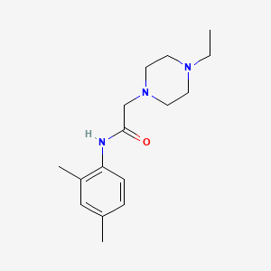 molecular formula C16H25N3O B5330525 N-(2,4-dimethylphenyl)-2-(4-ethylpiperazin-1-yl)acetamide 