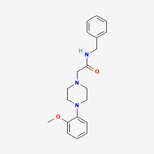 molecular formula C20H25N3O2 B5331354 N-benzyl-2-[4-(2-methoxyphenyl)piperazin-1-yl]acetamide 
