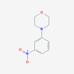 molecular formula C10H12N2O3 B053315 4-(3-Nitrophenyl)morpholine CAS No. 116922-22-6