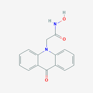 9-Oxo-10-acridineacetohydroxamic acid