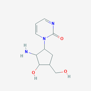 1-(2-Amino-3-hydroxy-4-(hydroxymethyl)cyclopentyl)-2(1H)-pyrimidinone