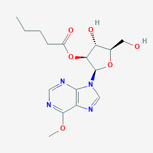 2'-Valeryl-6-methoxypurine arabinoside