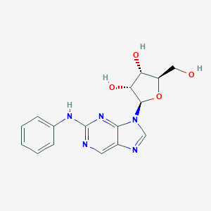(2R,3R,4S,5R)-2-(2-anilinopurin-9-yl)-5-(hydroxymethyl)oxolane-3,4-diol