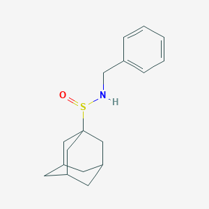 molecular formula C17H23NOS B5334434 N-benzyl-1-adamantanesulfinamide 