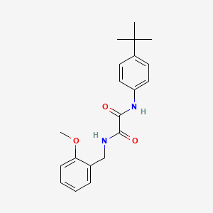 molecular formula C20H24N2O3 B5334836 N-(4-tert-butylphenyl)-N'-(2-methoxybenzyl)ethanediamide 
