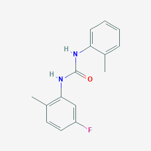 molecular formula C15H15FN2O B5335828 N-(5-fluoro-2-methylphenyl)-N'-(2-methylphenyl)urea 
