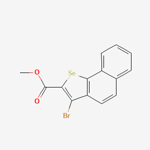 molecular formula C14H9BrO2Se B5335999 methyl 3-bromonaphtho[1,2-b]selenophene-2-carboxylate 