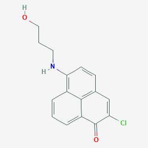 2-Chloro-6-(3-hydroxypropylamino)-1-phenalenone