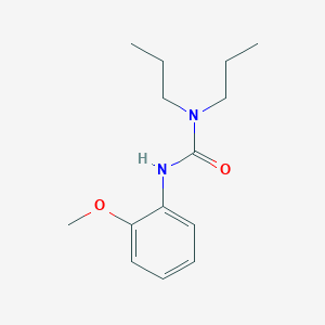 molecular formula C14H22N2O2 B5337114 3-(2-Methoxyphenyl)-1,1-dipropylurea 