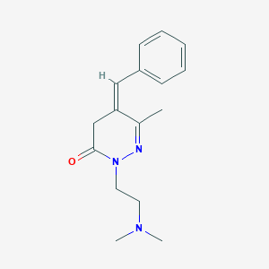 (5Z)-5-Benzylidene-2-(2-dimethylaminoethyl)-6-methyl-pyridazin-3-one