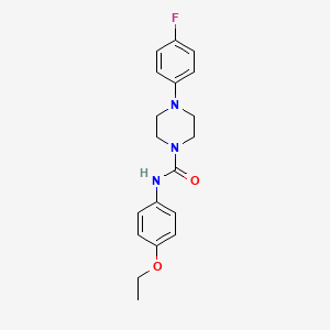 molecular formula C19H22FN3O2 B5338028 N-(4-ethoxyphenyl)-4-(4-fluorophenyl)piperazine-1-carboxamide 