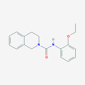 molecular formula C18H20N2O2 B5338256 N-(2-ethoxyphenyl)-3,4-dihydro-2(1H)-isoquinolinecarboxamide 
