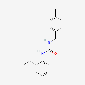 molecular formula C17H20N2O B5338558 N-(2-ethylphenyl)-N'-(4-methylbenzyl)urea 