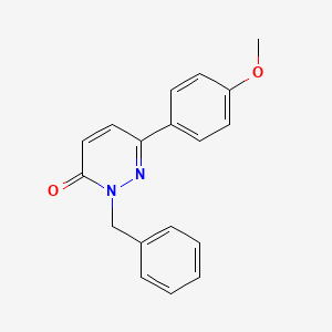 molecular formula C18H16N2O2 B5338570 2-Benzyl-6-(4-methoxyphenyl)pyridazin-3-one 