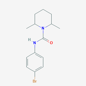 molecular formula C14H19BrN2O B5339243 N-(4-bromophenyl)-2,6-dimethylpiperidine-1-carboxamide 