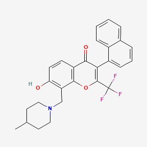 molecular formula C27H24F3NO3 B5339404 MFCD02332288 