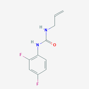 molecular formula C10H10F2N2O B5339484 N-allyl-N'-(2,4-difluorophenyl)urea 